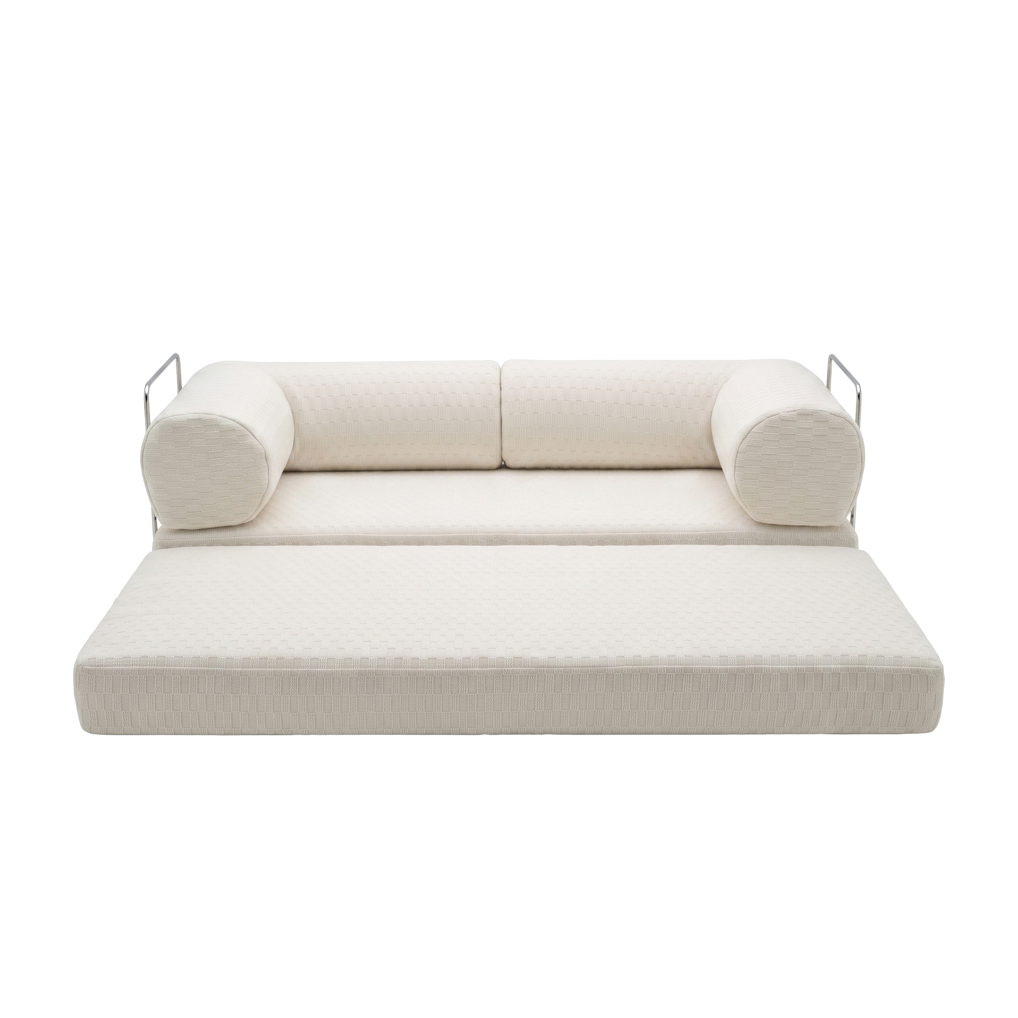 Vanilla Bean Checkered Sofa