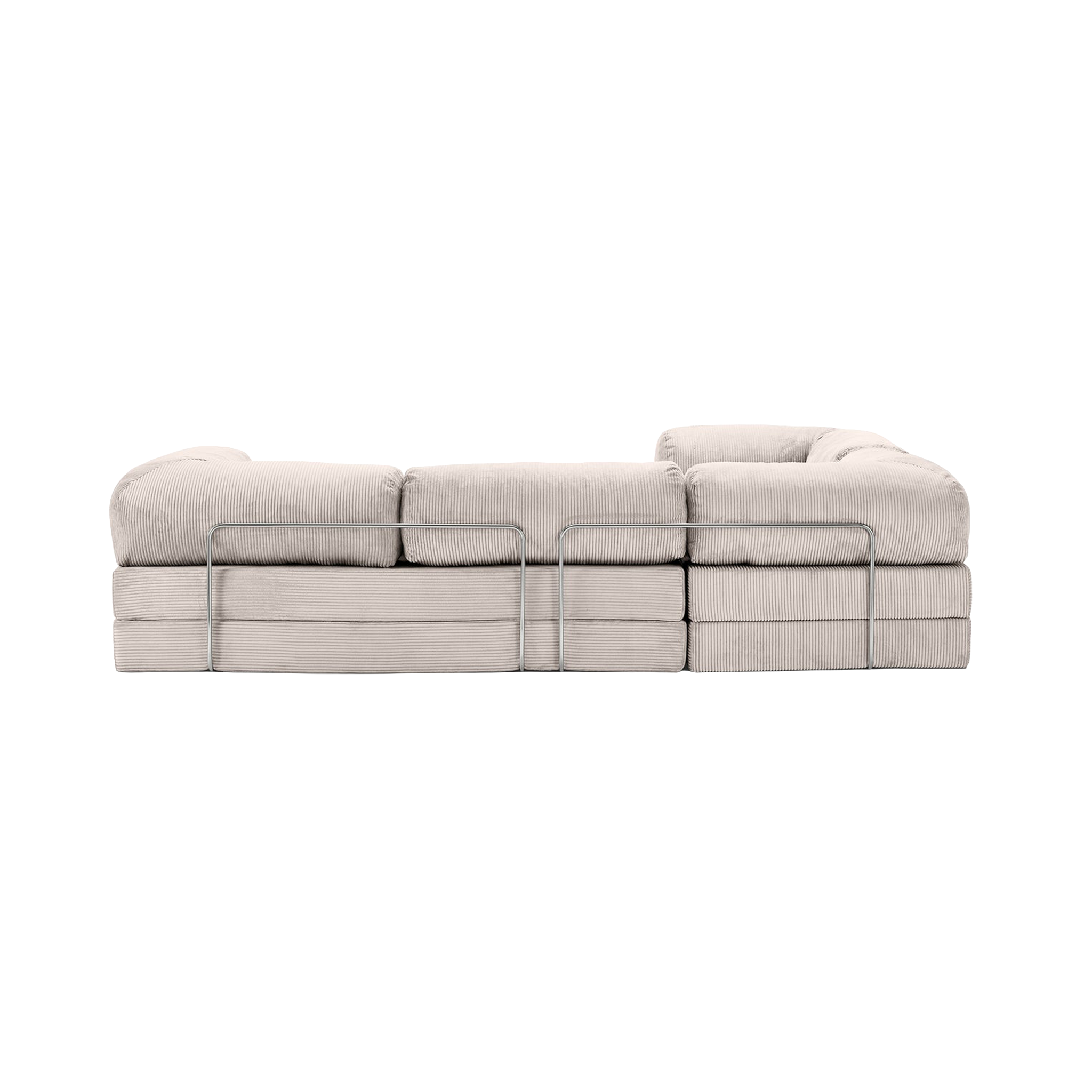 T-Sofa L-Shape - Closed End Off White