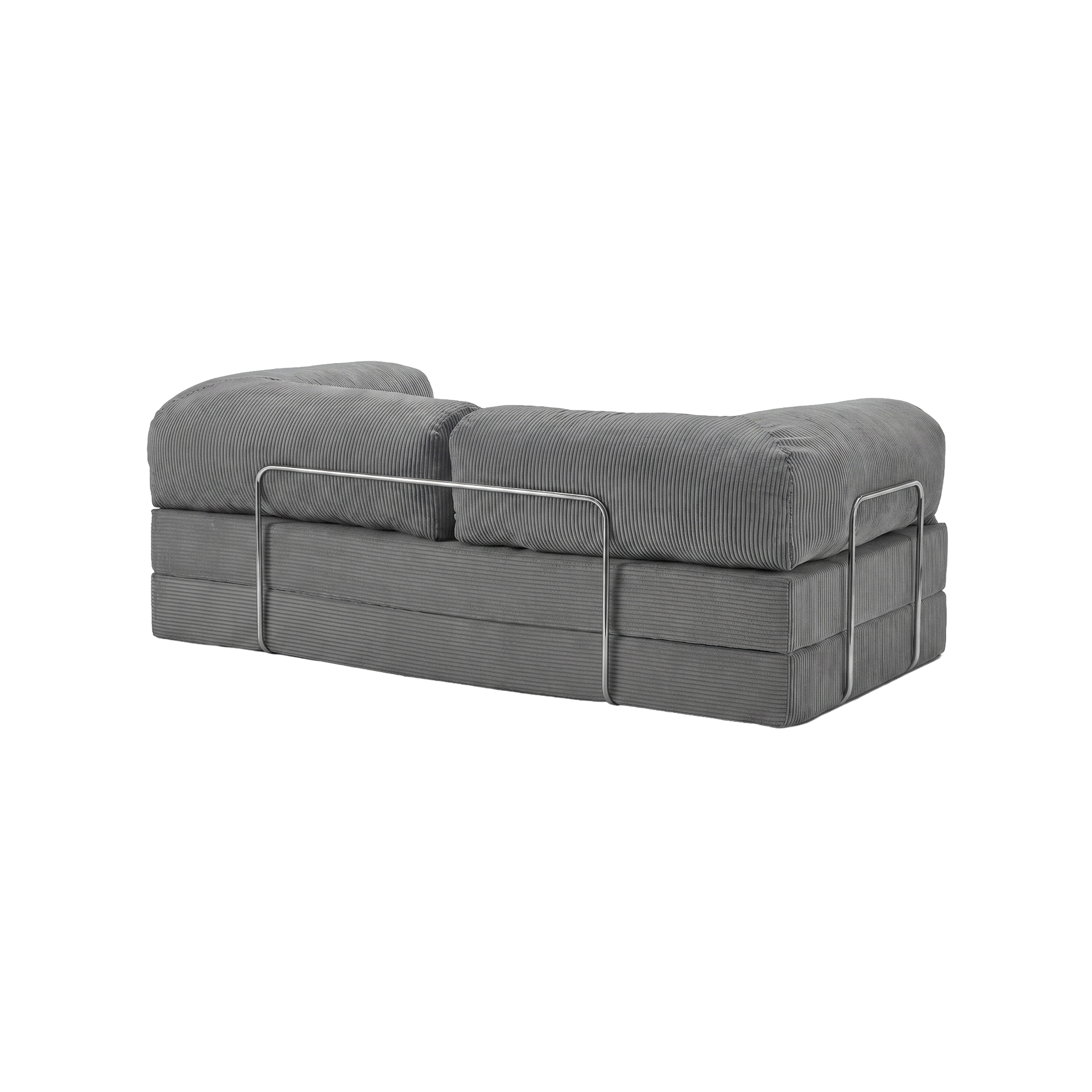 T-Sofa Love Seat - Dark Grey