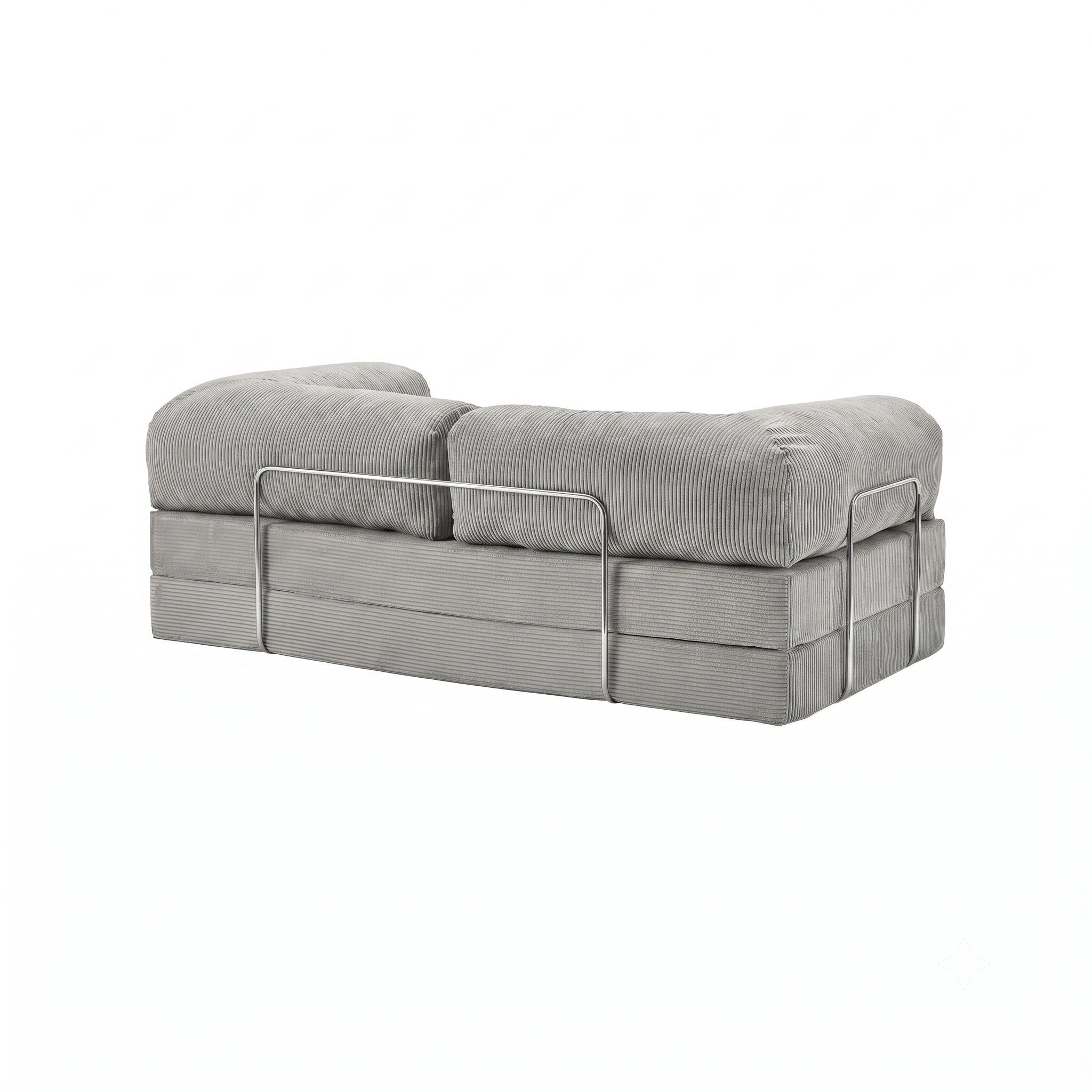 T-Sofa Love Seat - Light Grey