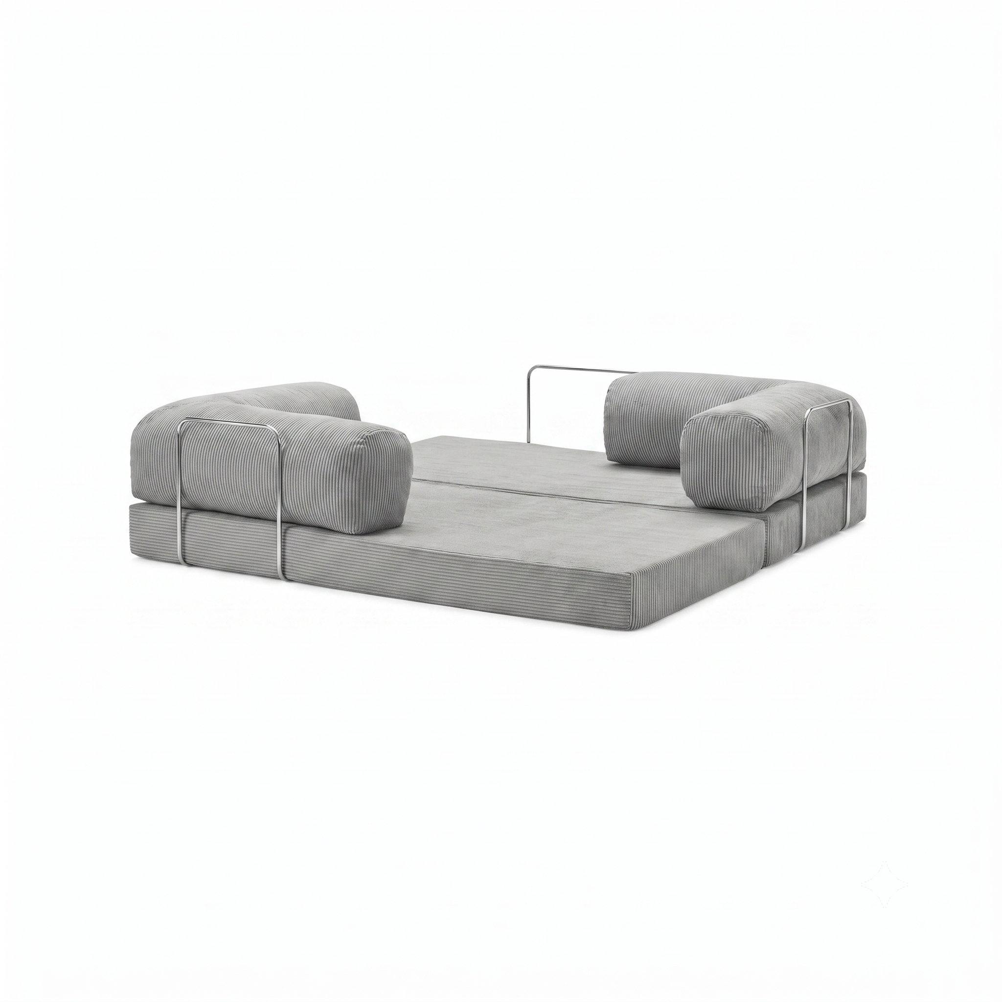 T-Sofa Love Seat - Light Grey