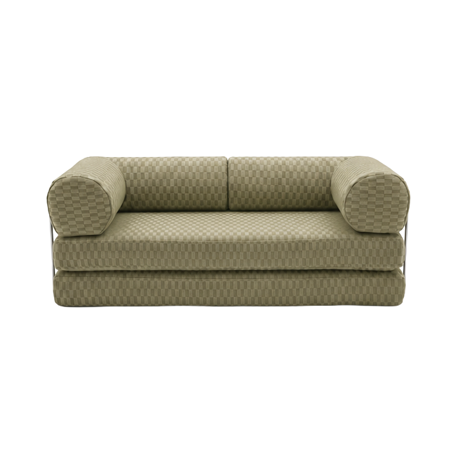 Pistachio Checker Sofa