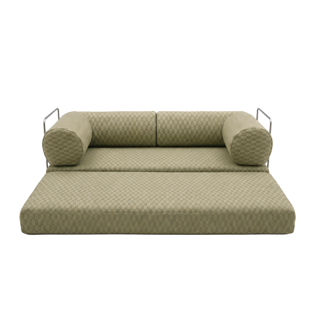 Pistachio Checker Sofa