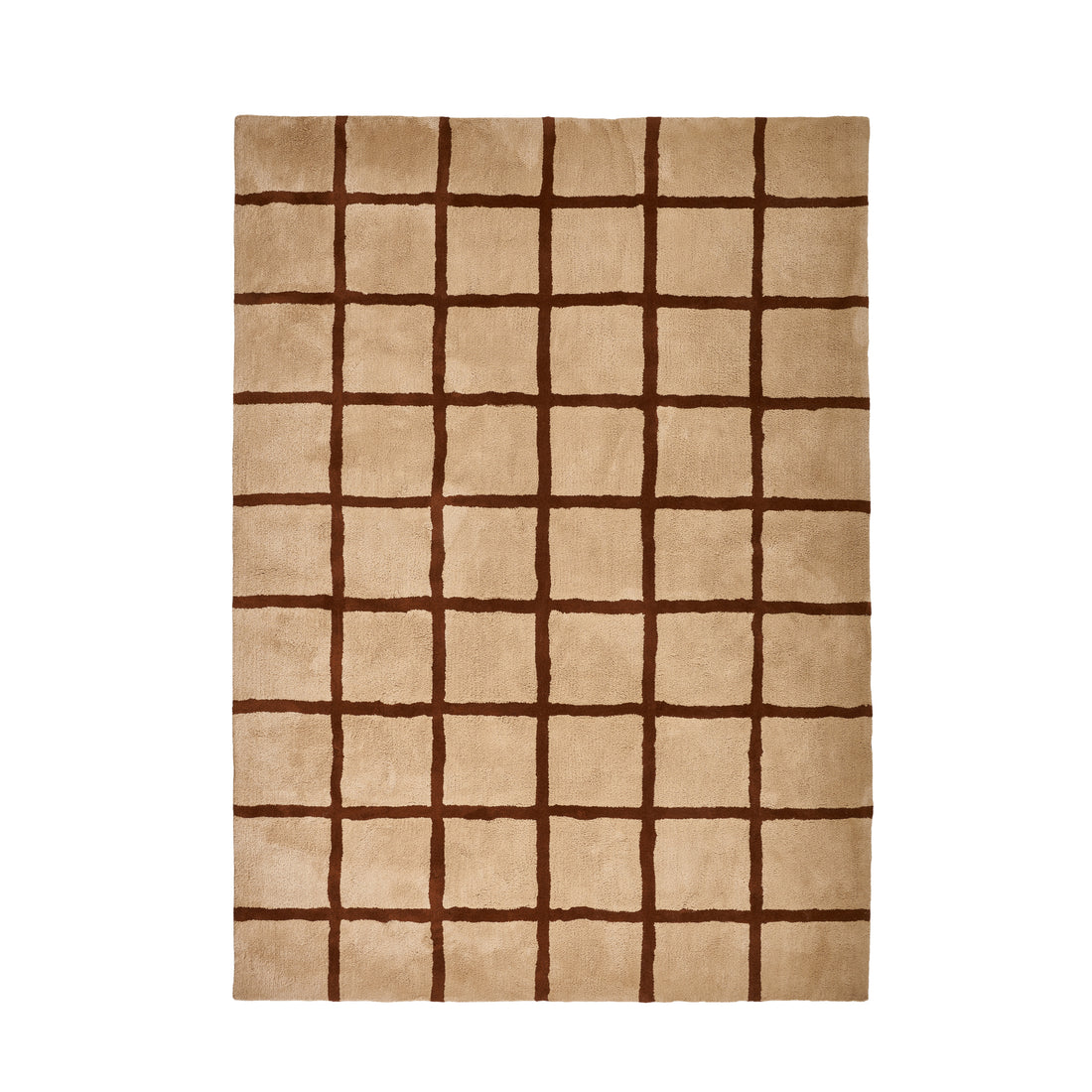 Chekered Plush Rug