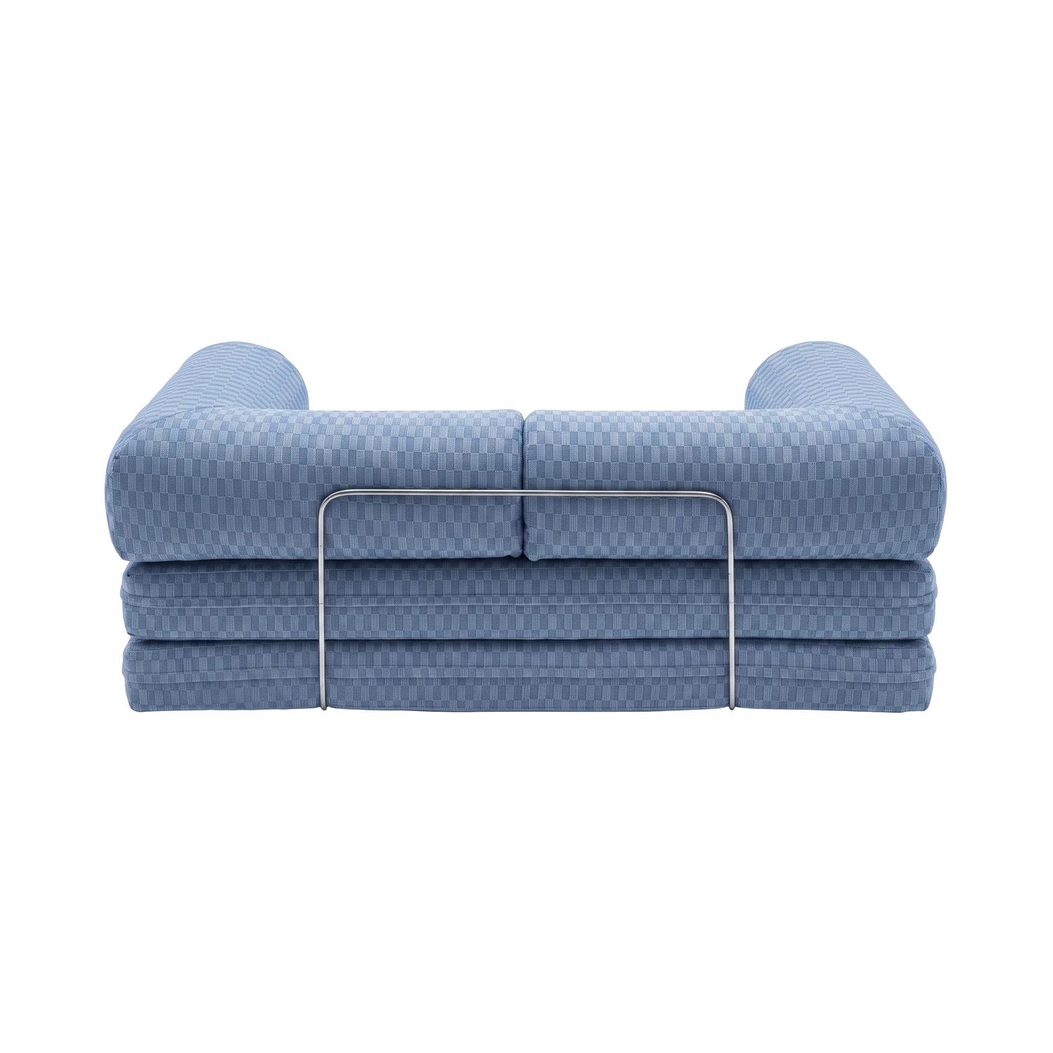 Blueberry Checkered Sofa