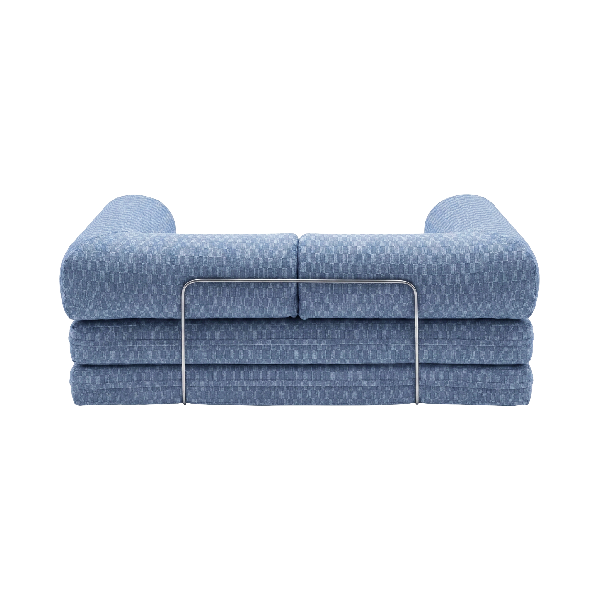 Blueberry Checkered Sofa