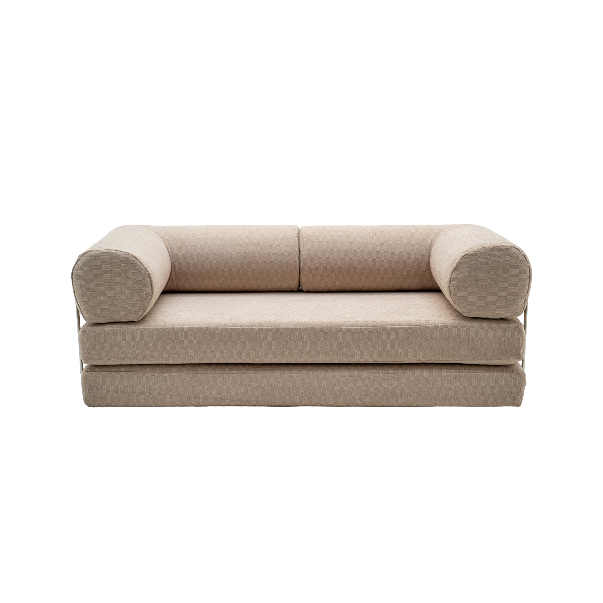 Salted Caramel Checkered Sofa Salted Caramel