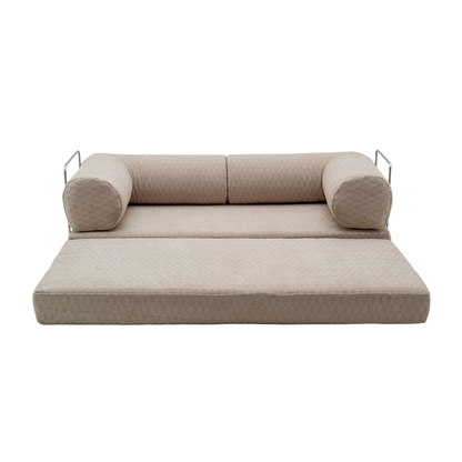 Salted Caramel Checkered Sofa Salted Caramel