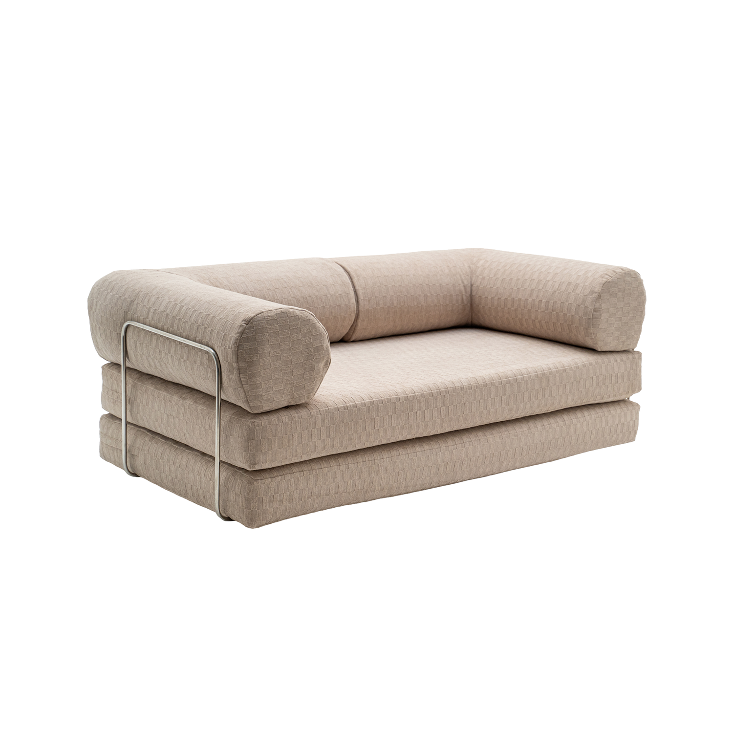 Salted Caramel Checkered Sofa Salted Caramel