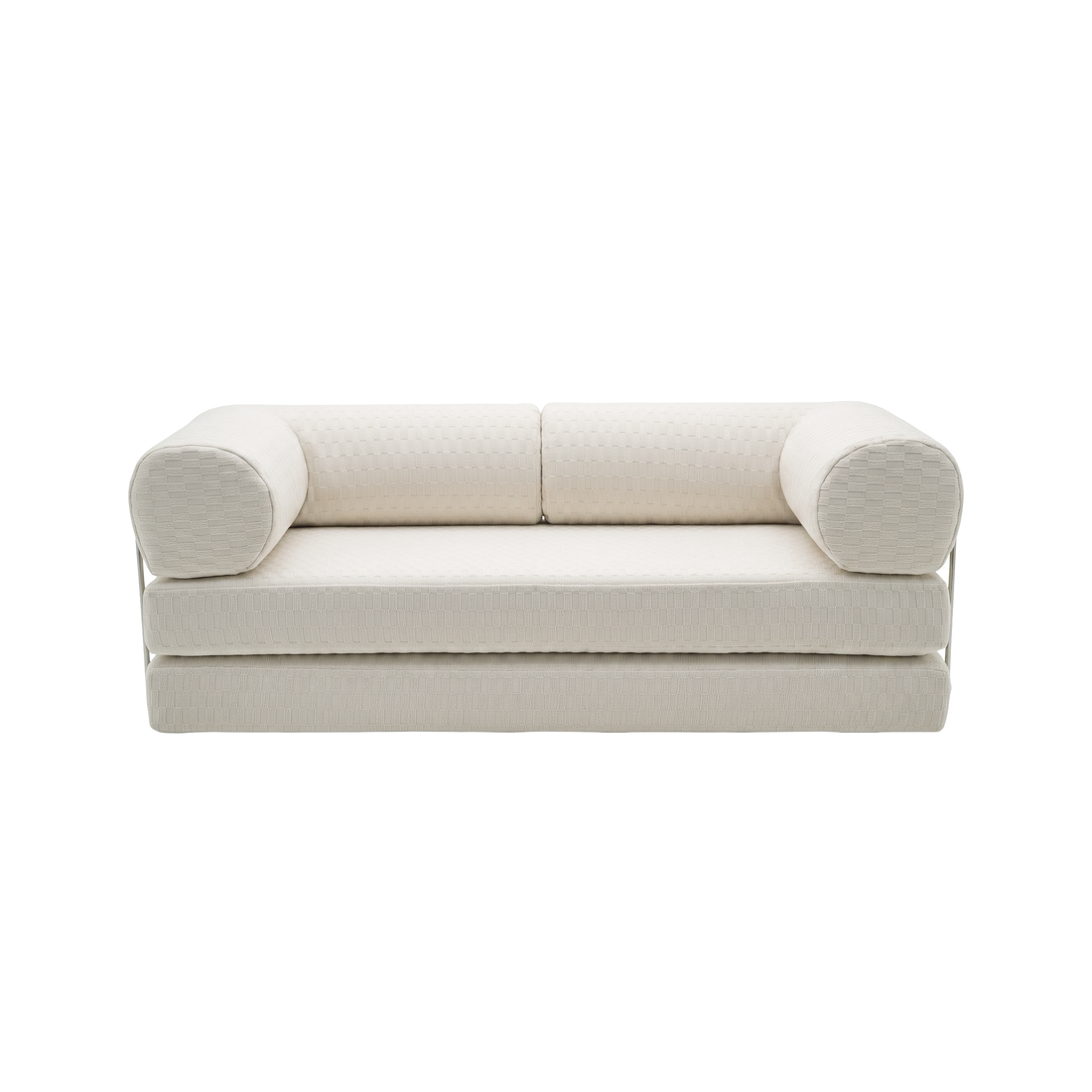 Vanilla Bean Checkered Sofa