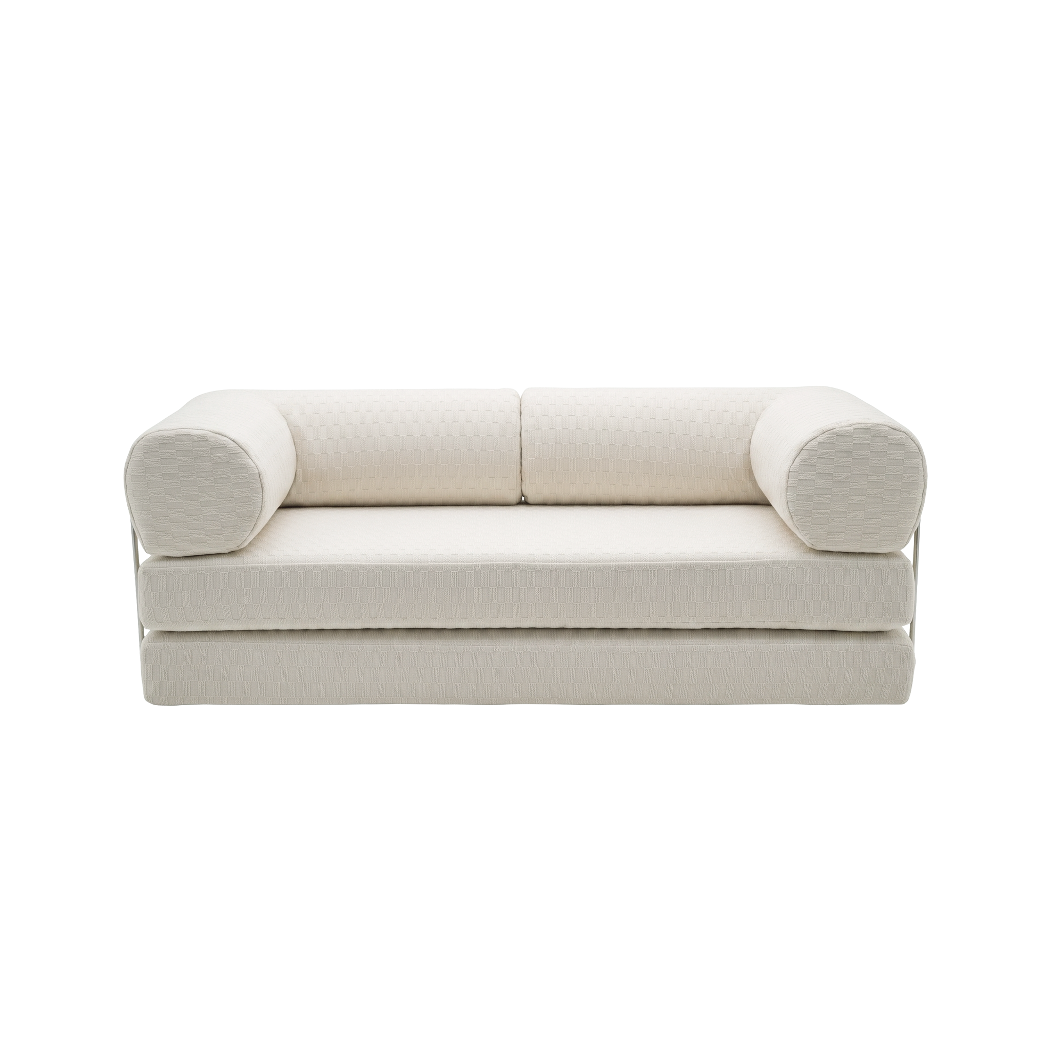 Vanilla Bean Checkered Sofa