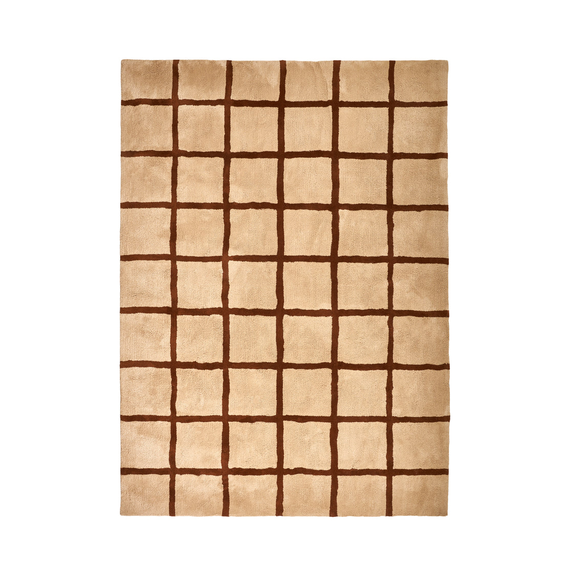 Chekered Plush Rug