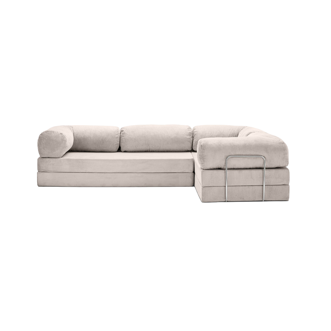 T-Sofa L-Shape - Closed End Off White