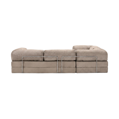 T-Sofa L-Shape - Closed End Sand
