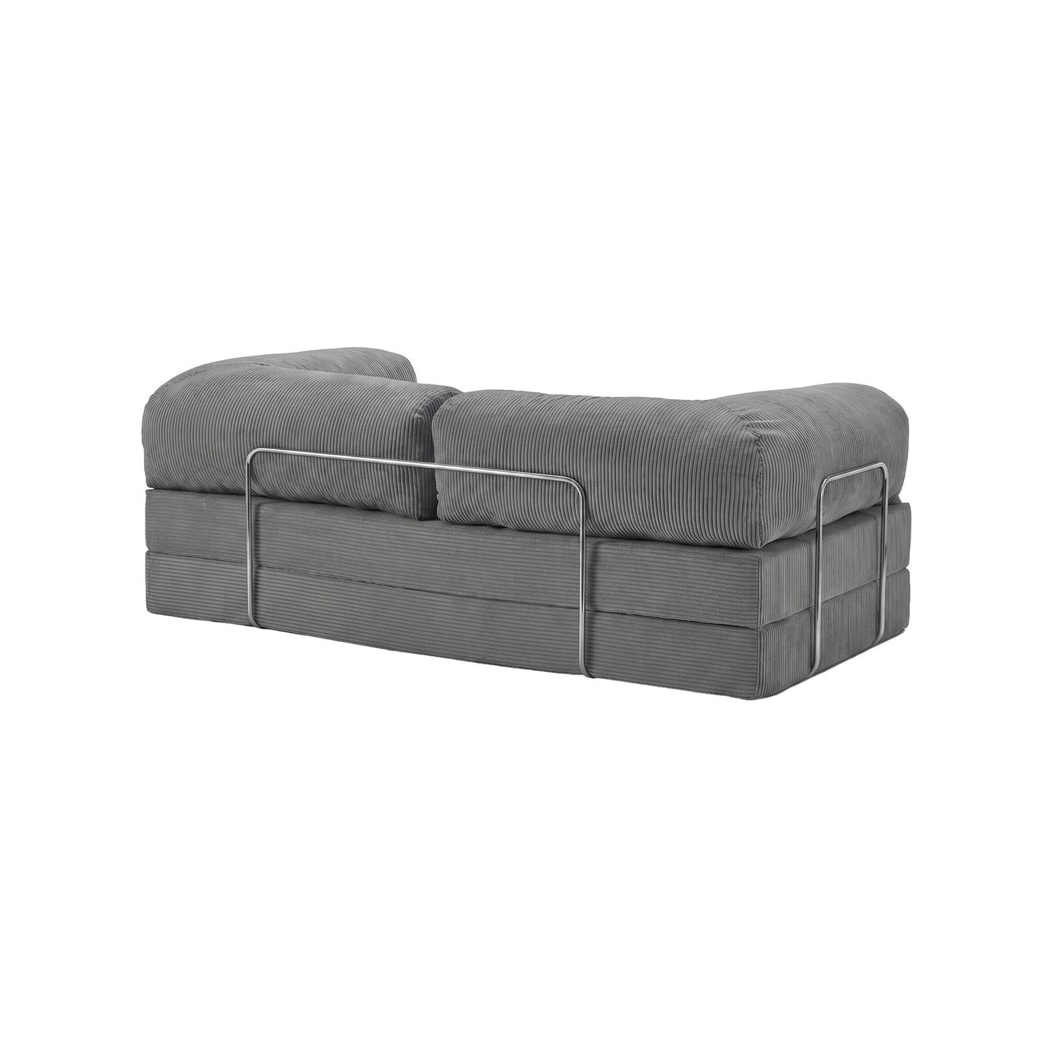 T-Sofa Love Seat - Dark Grey