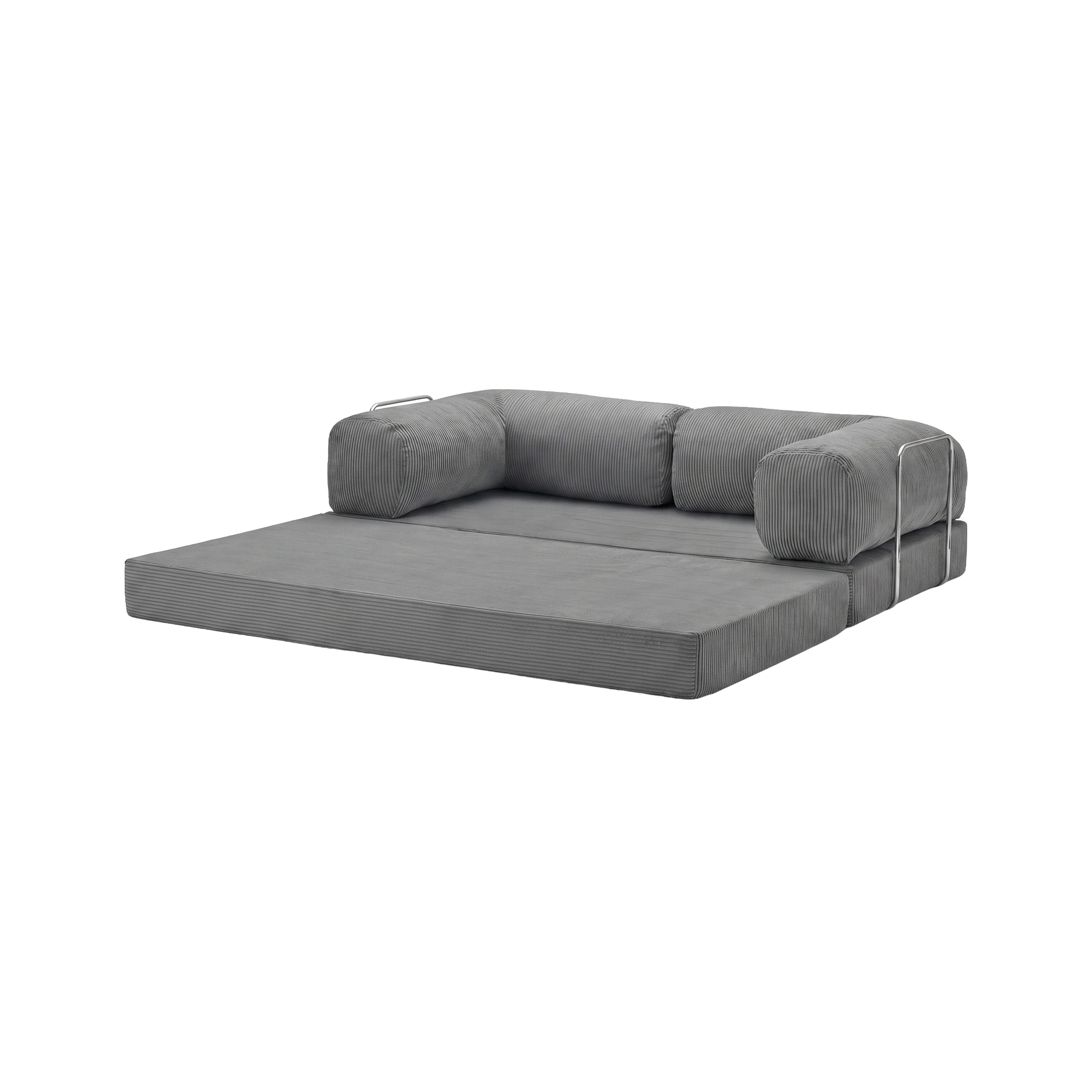 T-Sofa Love Seat - Dark Grey