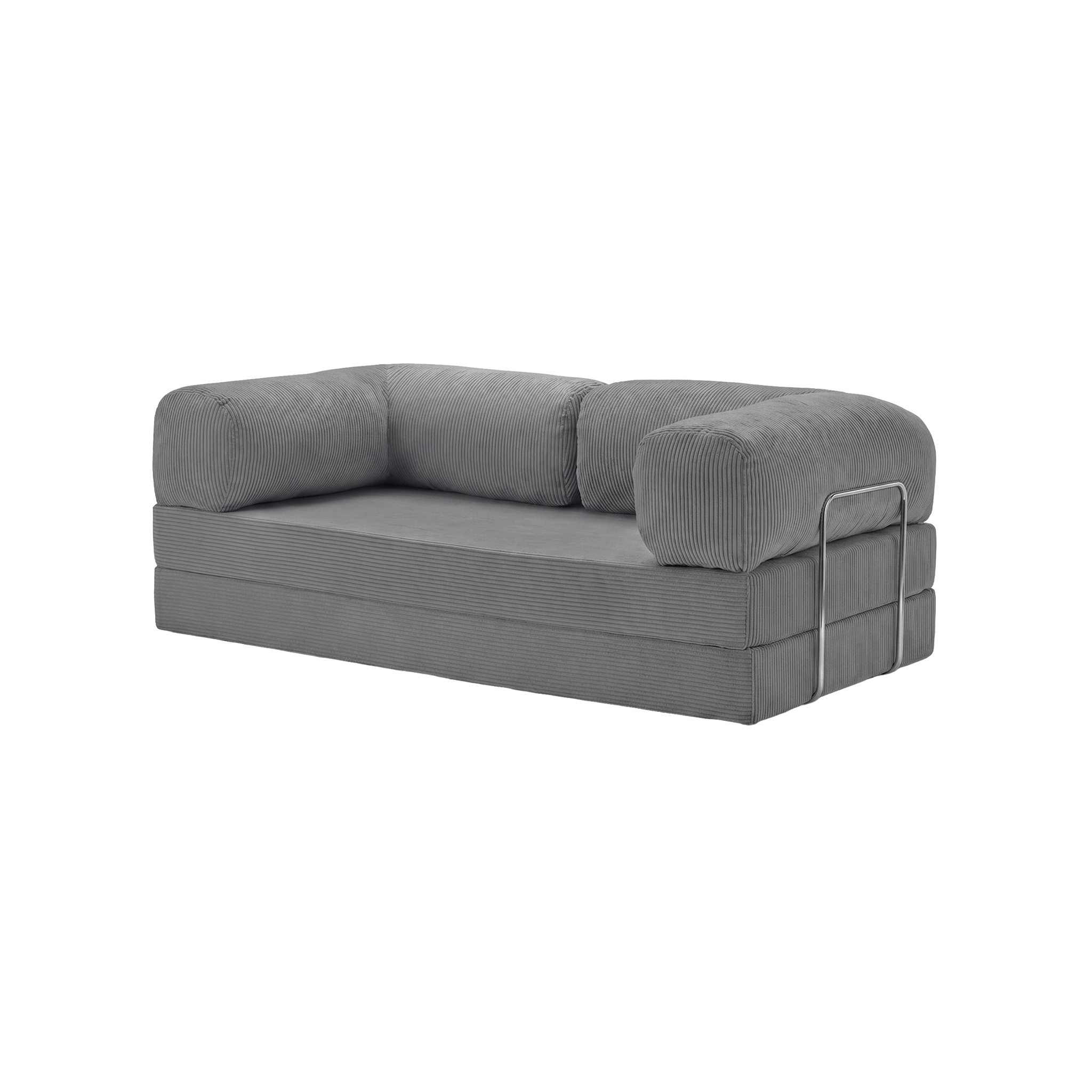 T-Sofa Love Seat - Dark Grey