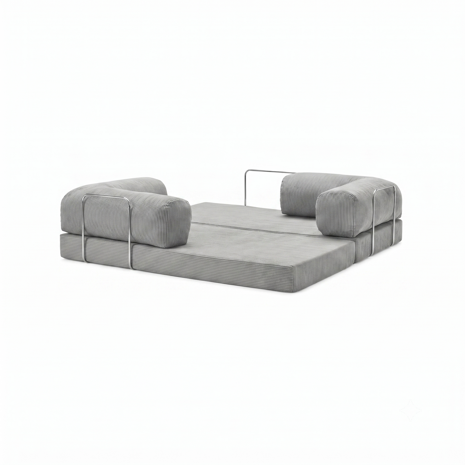 T-Sofa Love Seat - Light Grey