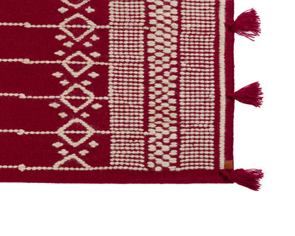 Marrakech Rug - Burgundy - Bohowoodland