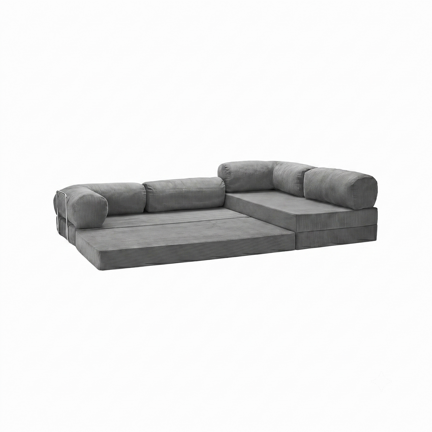 T-Sofa L-Shape - Open End Dark Grey